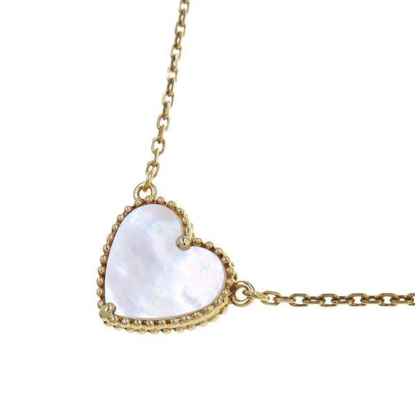 Van Cleef & Arpels Lucky Alhambra Necklace Heart Shell