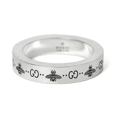 Gucci Ring GG & Bee Silver