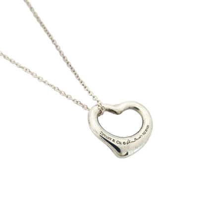 Tiffany & Co Necklace Open Heart 925 Sterling Silver — view 2