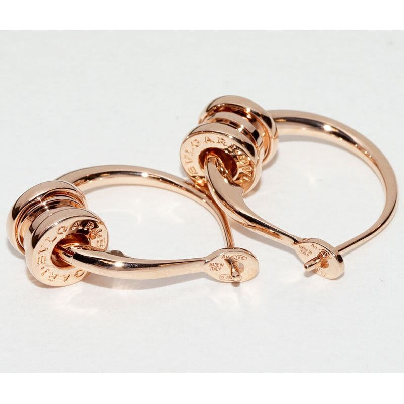 Bulgari Earrings 18K Pink Gold B.zero1 Element Hoop — view 5