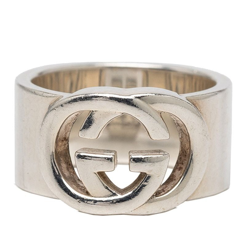 Gucci Interlocking Ring Silver