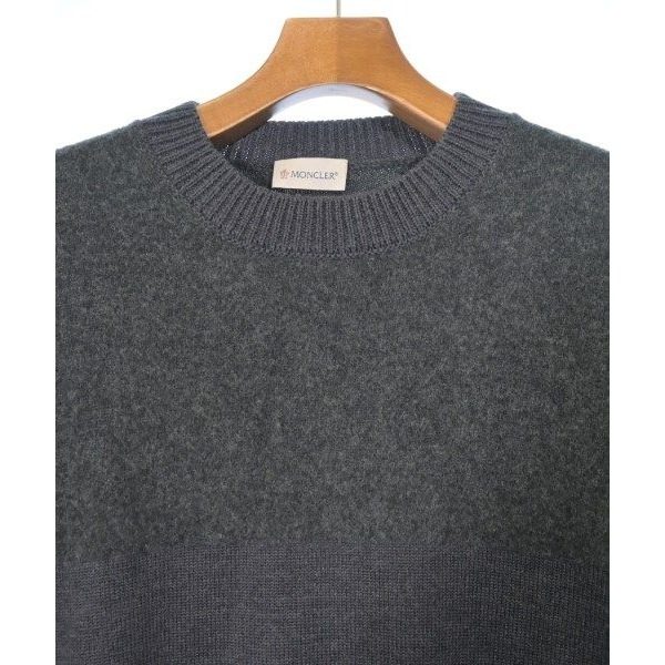 Moncler Knit Sweater Gray — view 4