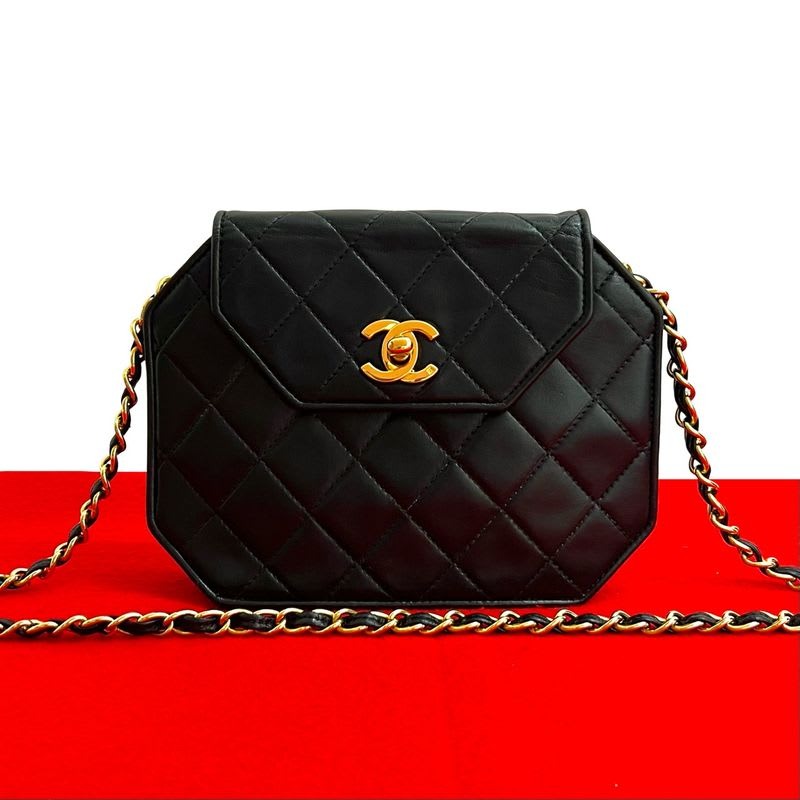 Chanel Quilted Coco Lambskin Leather Chain