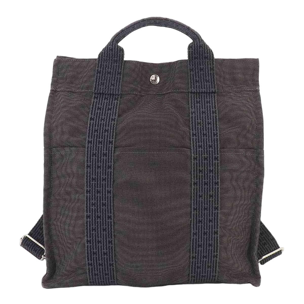 Hermes Her Line Sac a Dos Backpack Canvas Gray Ad PM