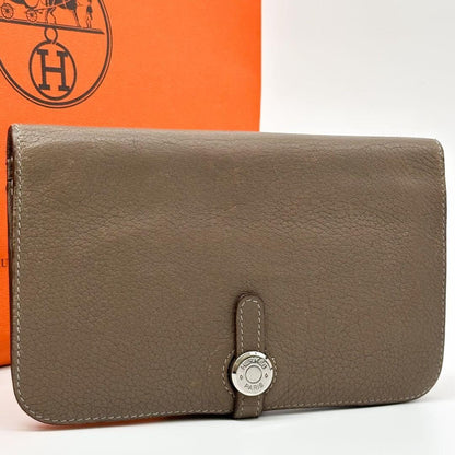 Hermes Dogon GM Duo Taurillon Clemence Wallet