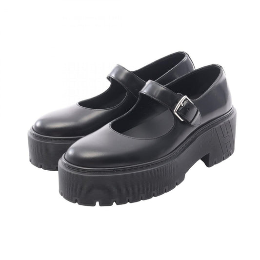 Hermes Dress Shoes Black Leather