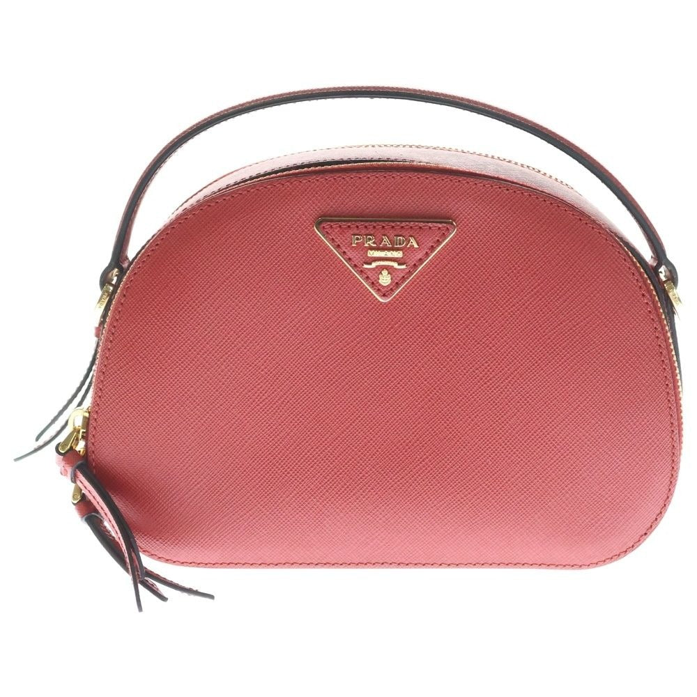 Prada Odette 2-Way Bag Red Leather