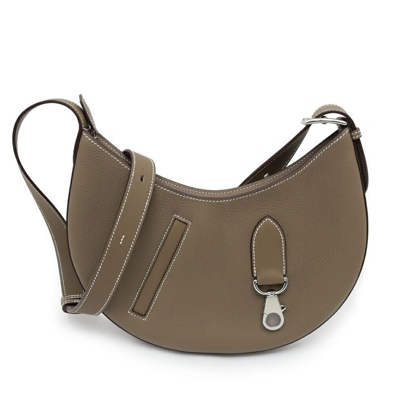 Hermes Petit Arson Etoupe Silver Hardware Togo Leather