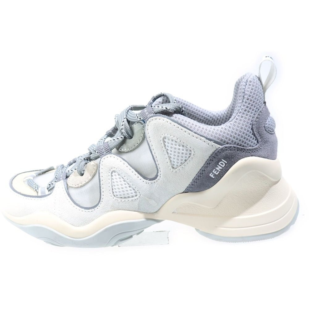 Fendi Fluid Dad Low Cut Sneakers Gray White Graywhite