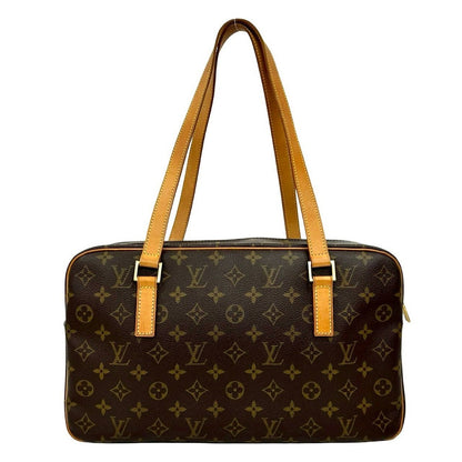 Louis Vuitton Vintage City GM Monogram Leather Tote Shoulder Bag Brown — view 3
