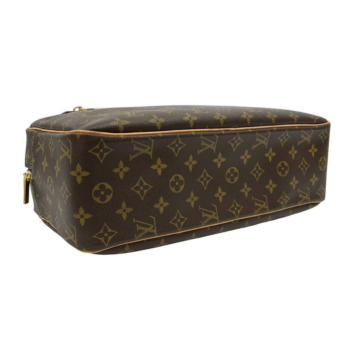 Louis Vuitton Vintage City GM Monogram Leather Tote Shoulder Bag Brown — view 7