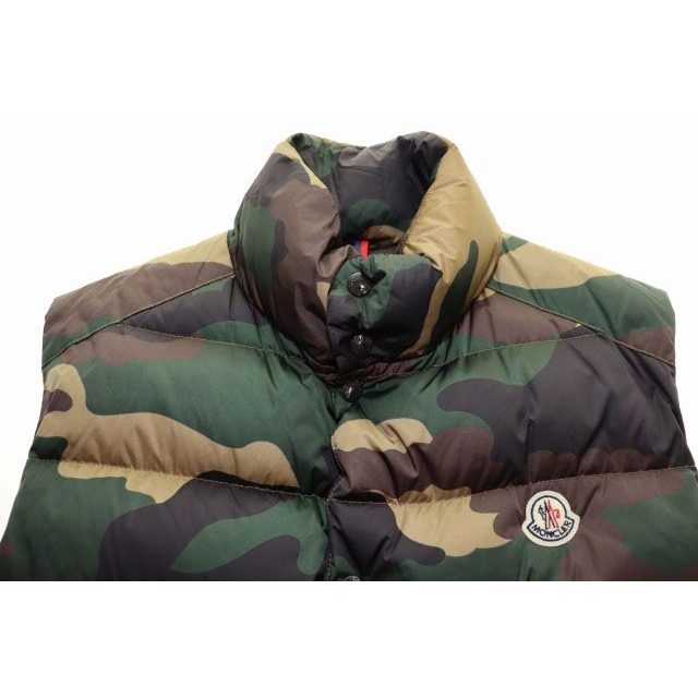 Moncler Tib Gilet 3 B Down Vest Camouflage Pattern — view 3