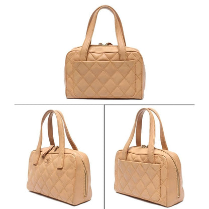 Chanel Handbag Gold Lambskin Wild Stitch — view 2
