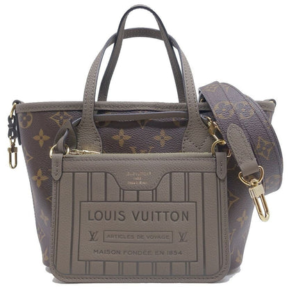 Louis Vuitton Neverfull Inside Out BB Monogram Dark Fango Shoulder Bag
