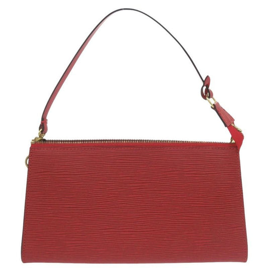 Louis Vuitton Pochette Accessoires Epi Leather Castilian Red Handbag