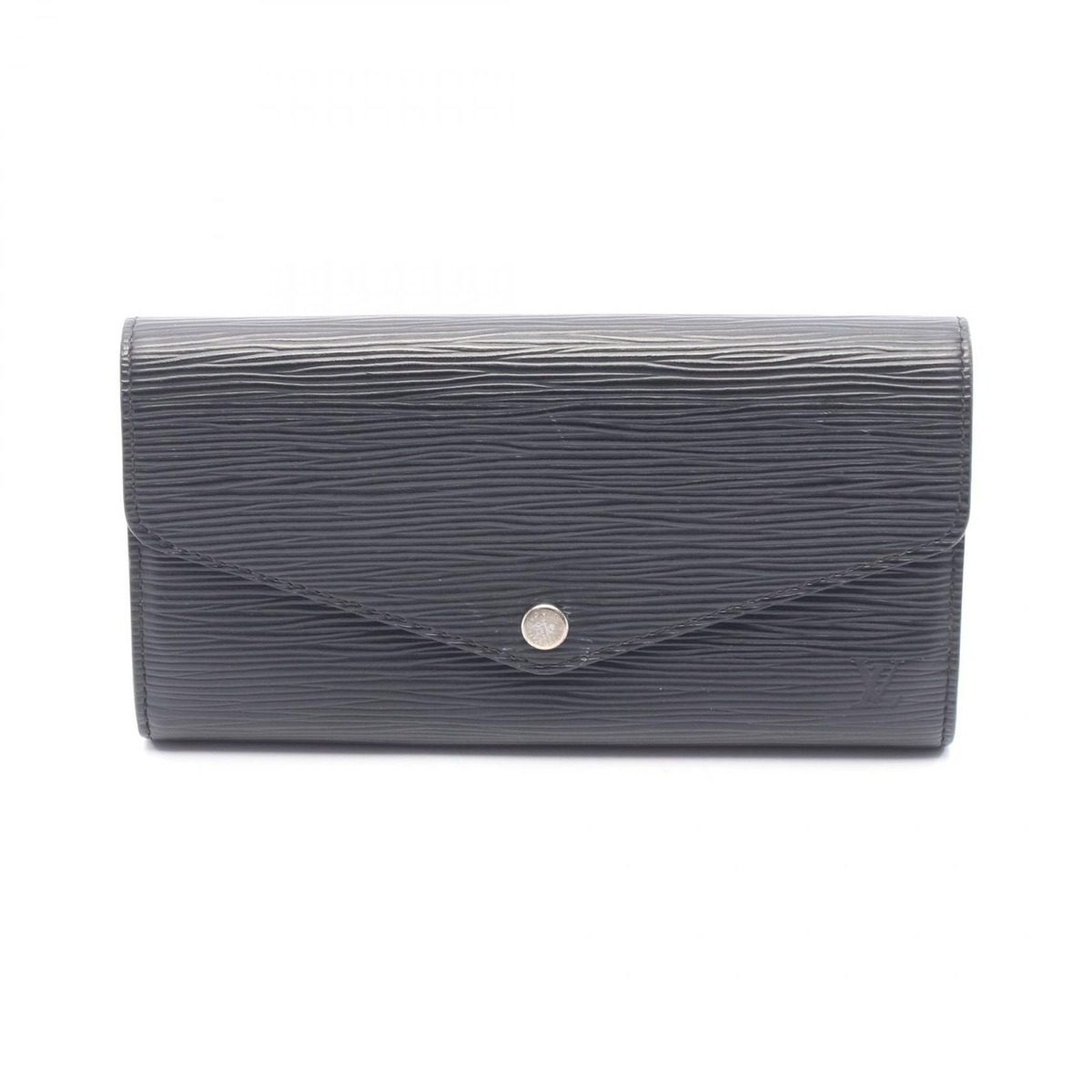 Louis Vuitton Bifold Wallet Portefeuille Sarah Noir Leather