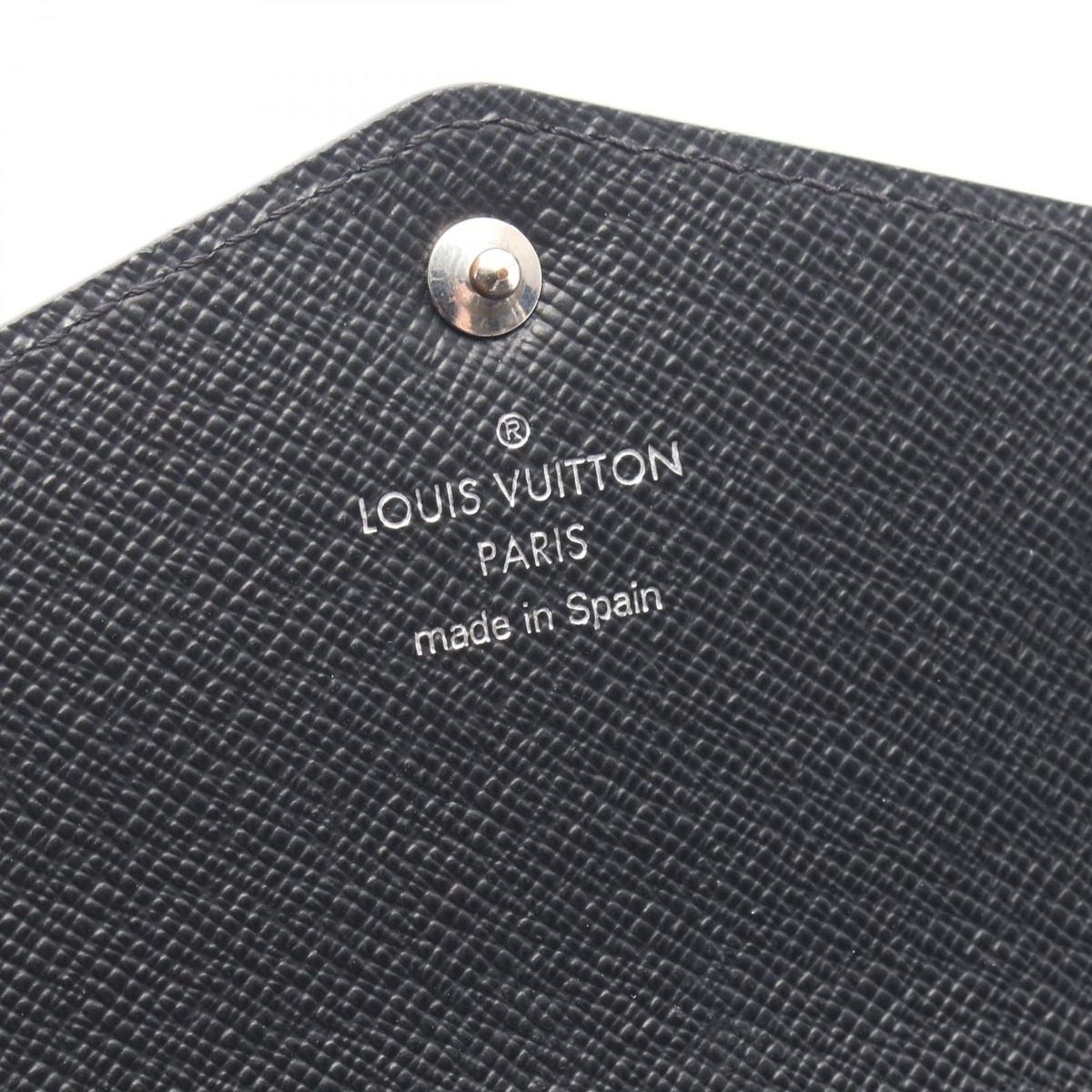 Louis Vuitton Bifold Wallet Portefeuille Sarah Noir Leather — view 5