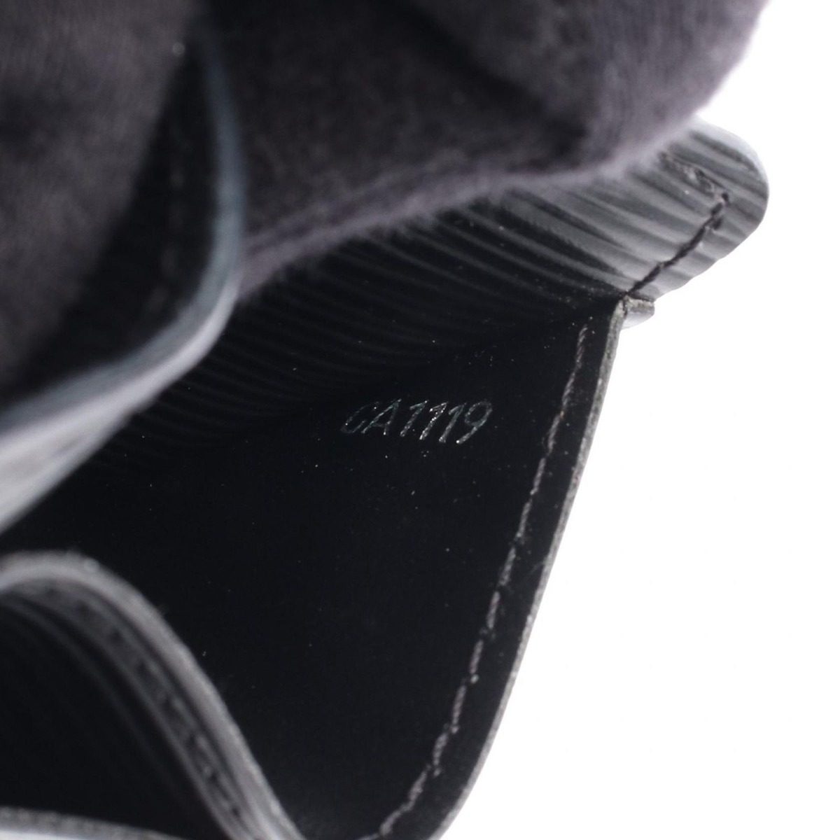 Louis Vuitton Bifold Wallet Portefeuille Sarah Noir Leather — view 6