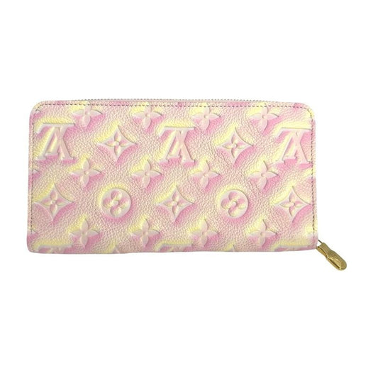 Louis Vuitton Monogram Empreinte Round Zipper Zippy Wallet Long
