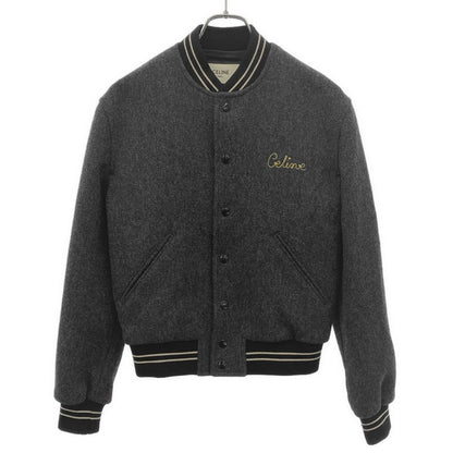 Celine Embroidery Teddy Jacket Stadium Gray 34