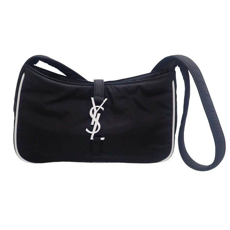 Saint Laurent LE 5 A7 Crossbody Fabi1 Shoulder Bag Nylon Black