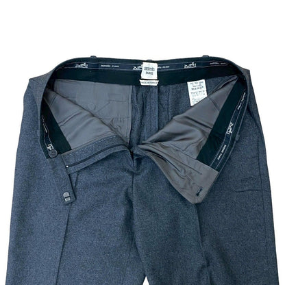 Hermes Wool Slacks Center Press Pants Trousers 40 — view 3