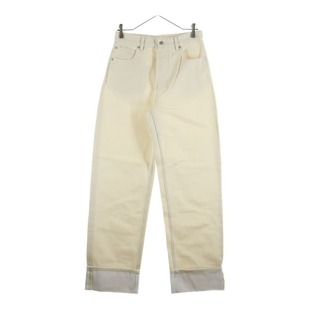 Bottega Veneta Turned Up Jeans Denim Pants White