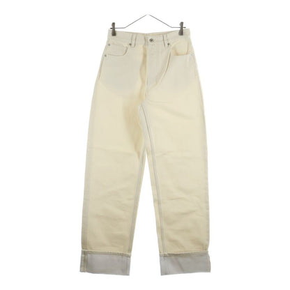 Bottega Veneta Turned Up Jeans Denim Pants White
