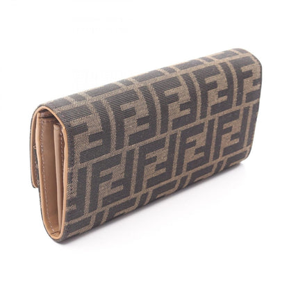 Fendi Shoulder Bag Brown Canvas Chain Wallet — view 2