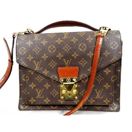 Louis Vuitton Monceau 2-Way Monogram Leather Shoulder Bag 8C