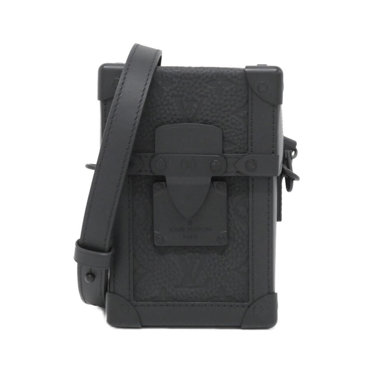 Louis Vuitton Taurillon Monogram Vertical Trunk Wearable Wallet Shoulder Bag