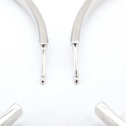 Cartier Earrings Hoop Diamond 18k White Gold — view 4