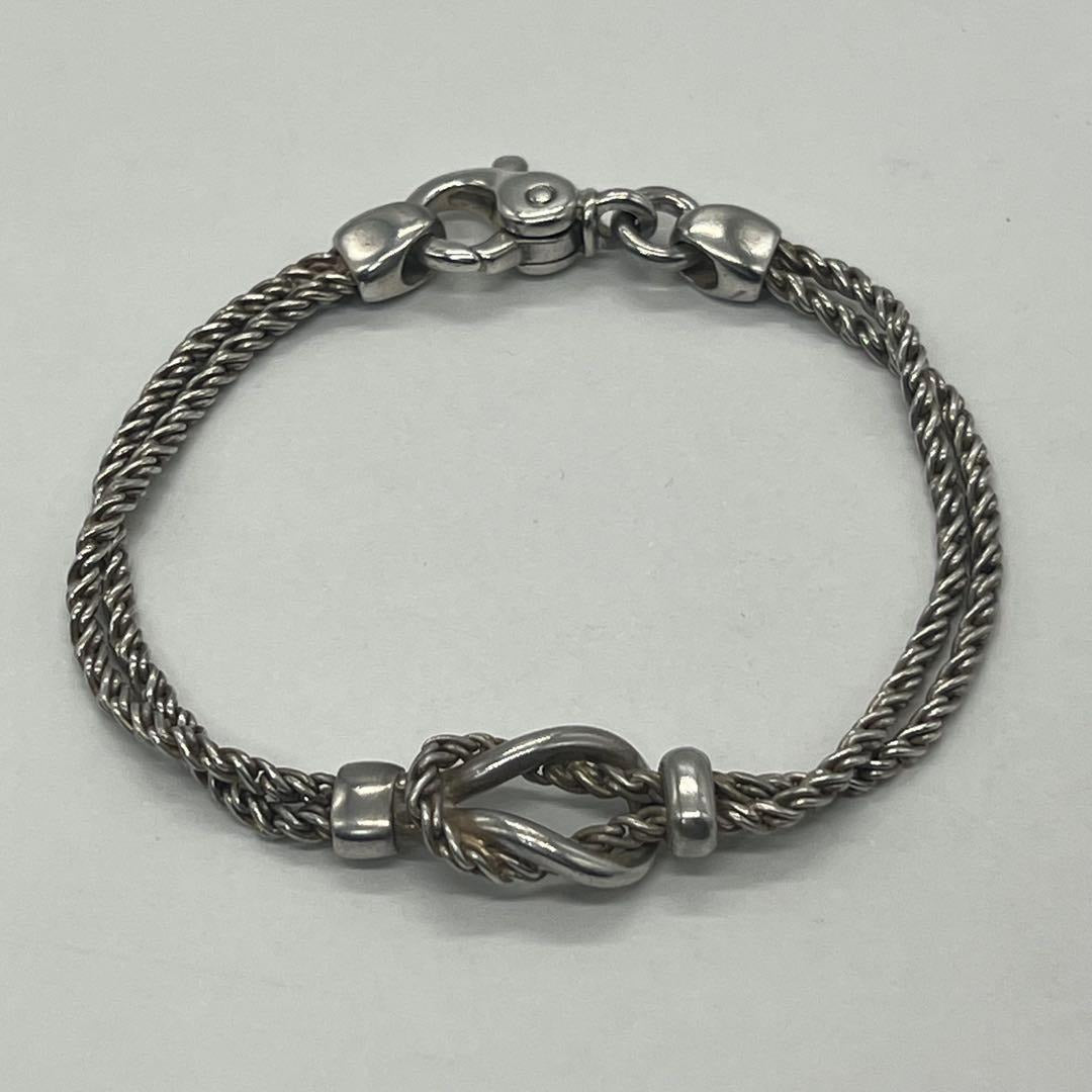 Tiffany & Co. Double Rope Center Knot Bracelet