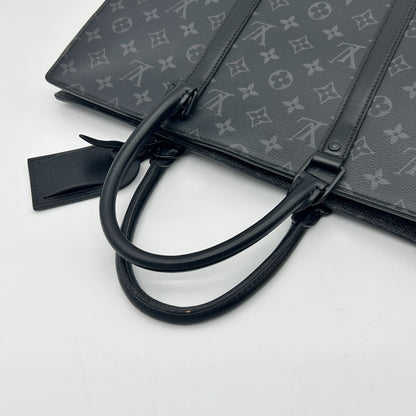 Louis Vuitton Monogram Eclipse Sac Plat Horizontal Zip Tote — view 13