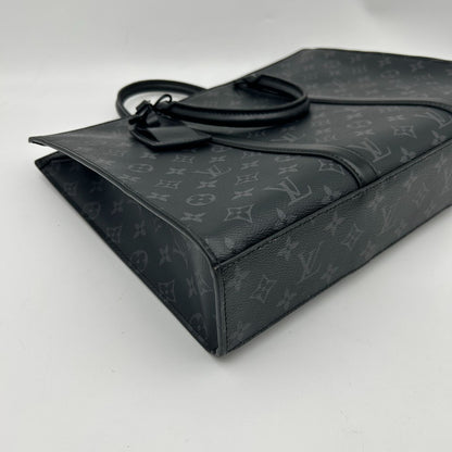 Louis Vuitton Monogram Eclipse Sac Plat Horizontal Zip Tote — view 10