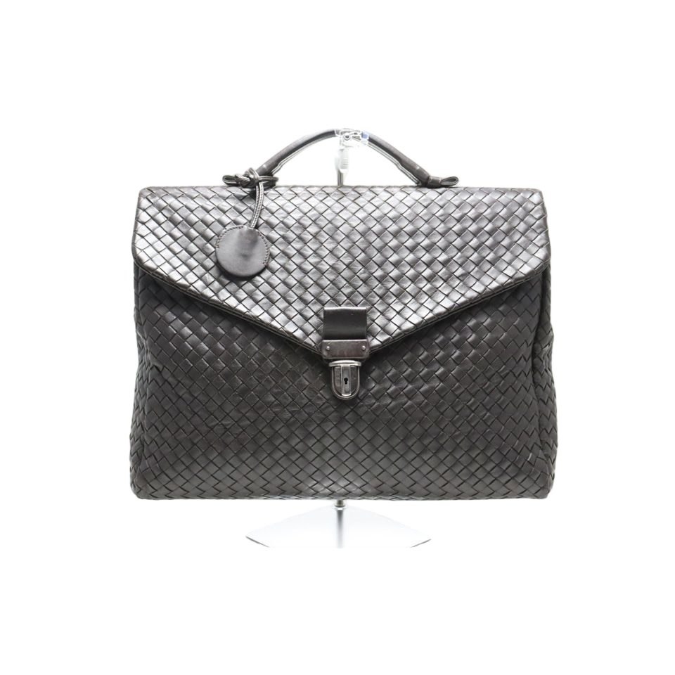 Bottega Veneta Leather Business Briefcase