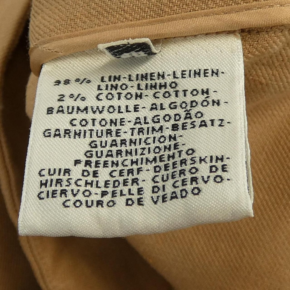 Hermes Supple Coat Beige 40 — view 3