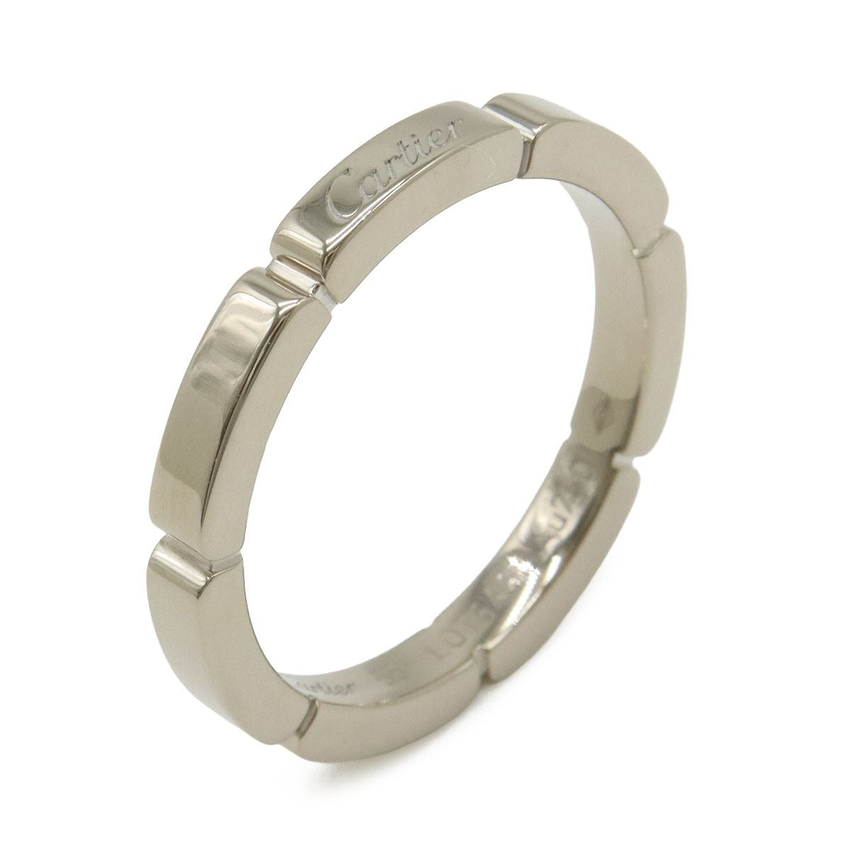 Cartier Maillon Panthere Wedding Ring 18k White Gold 55