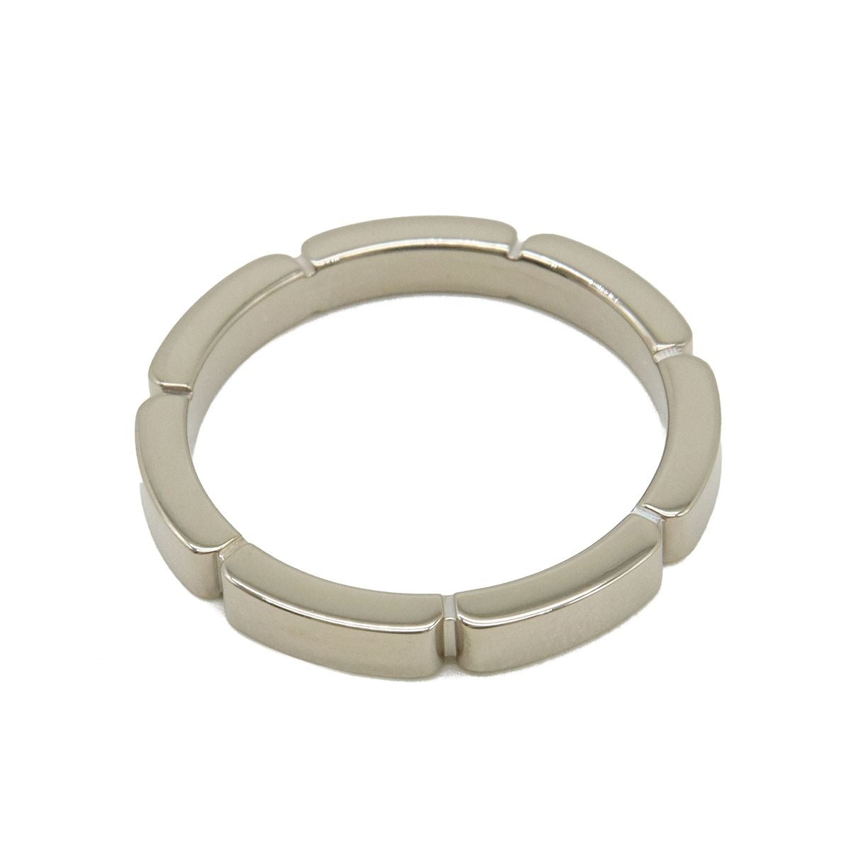 Cartier Maillon Panthere Wedding Ring 18k White Gold 55 — view 4