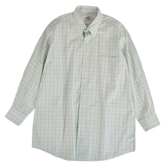 Hermes Shirt Button Down Long Sleeve