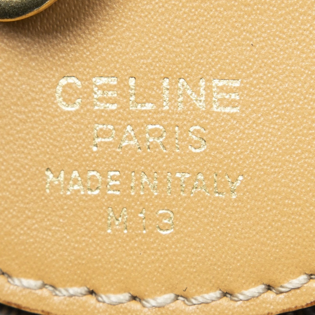 Celine Vintage Small Boston Brown Light Macadam Canvas Shoulder Bag Brown. — view 10