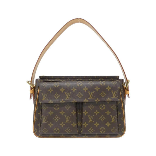Louis Vuitton Monogram Viva-Cite GM Shoulder Bag Brown Marron