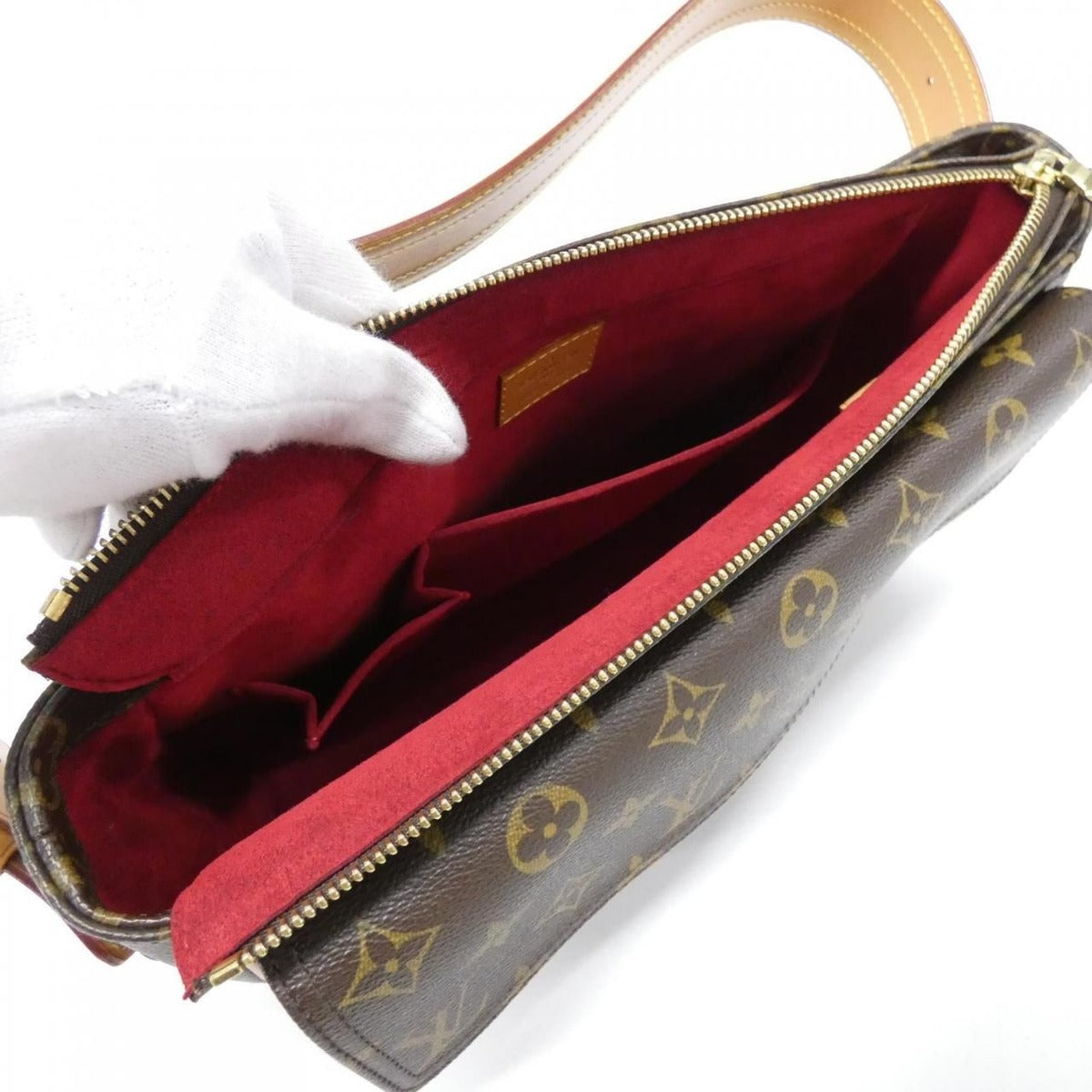 Louis Vuitton Monogram Viva-Cite GM Shoulder Bag Brown Marron — view 5