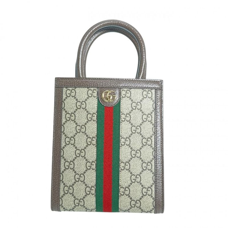 Gucci GG Supreme Shoulder Bag Ophidia Beige