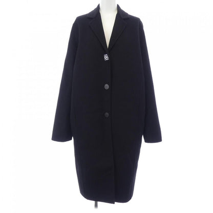 Loewe Anagram Coat Cashmere Black