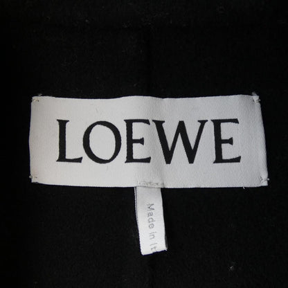 Loewe Anagram Coat Cashmere Black — view 5