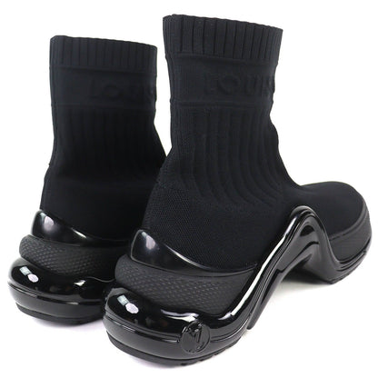 Louis Vuitton LV Arc Light Line Logo Socks Sneakers Black 42 — view 5