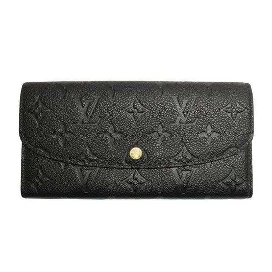 Louis Vuitton Monogram Empreinte Portefeuille Emily Noir Black