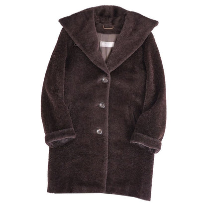 Max Mara Coat Long Shaggy Alpaca