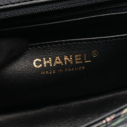 Chanel Shoulder Bag 2.55 Mademoiselle Chain Croco Embossed Black Multi Leather — view 4